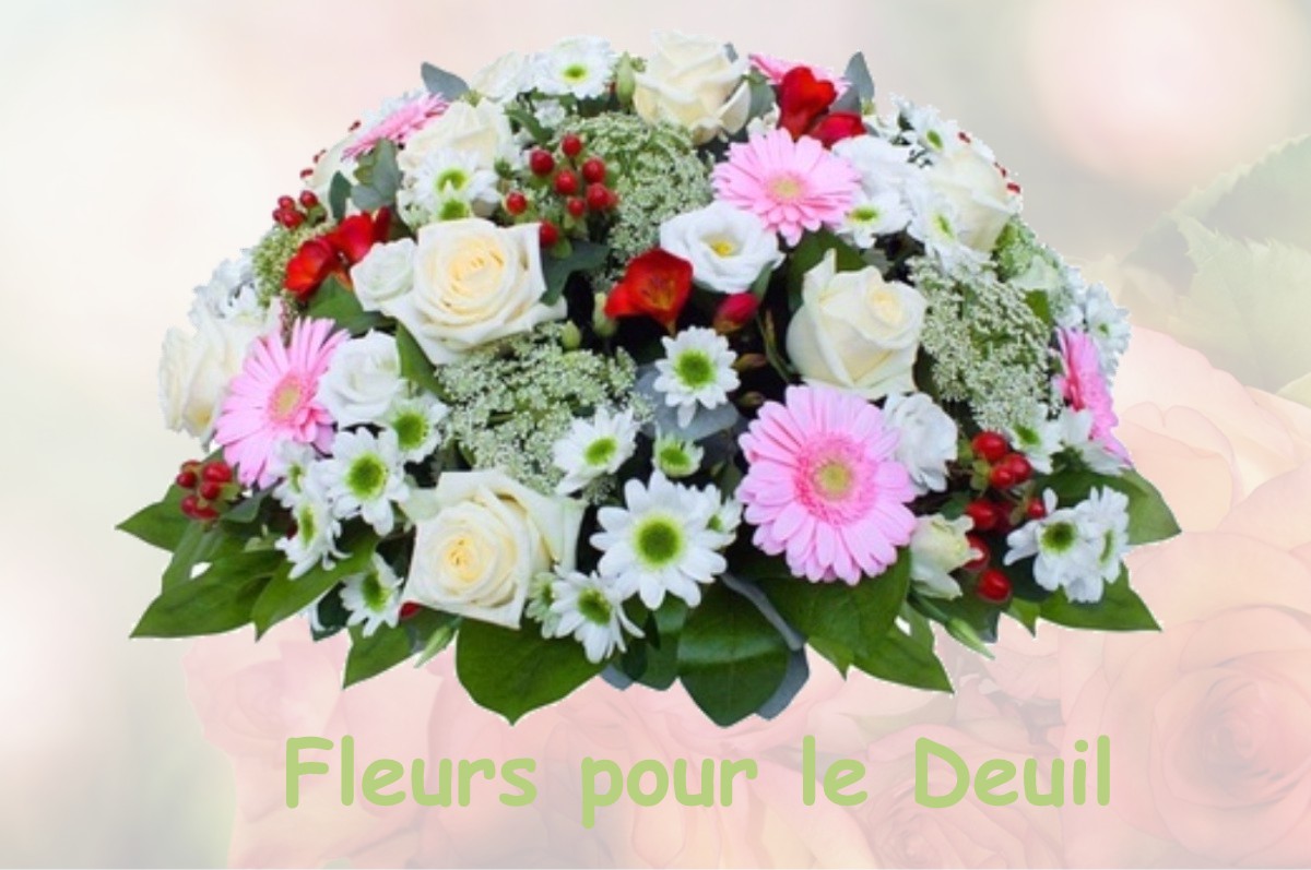 fleurs deuil JOUY-LE-MOUTIER